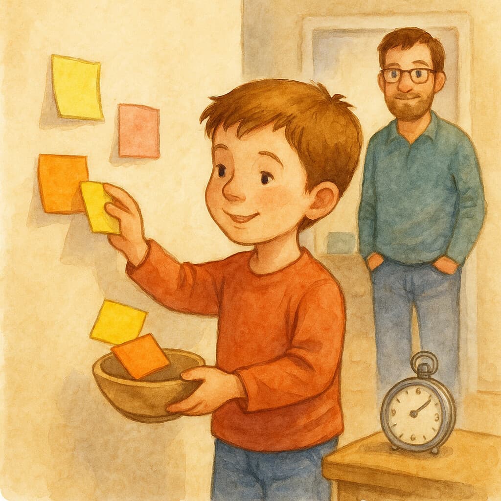 Gather sticky notes