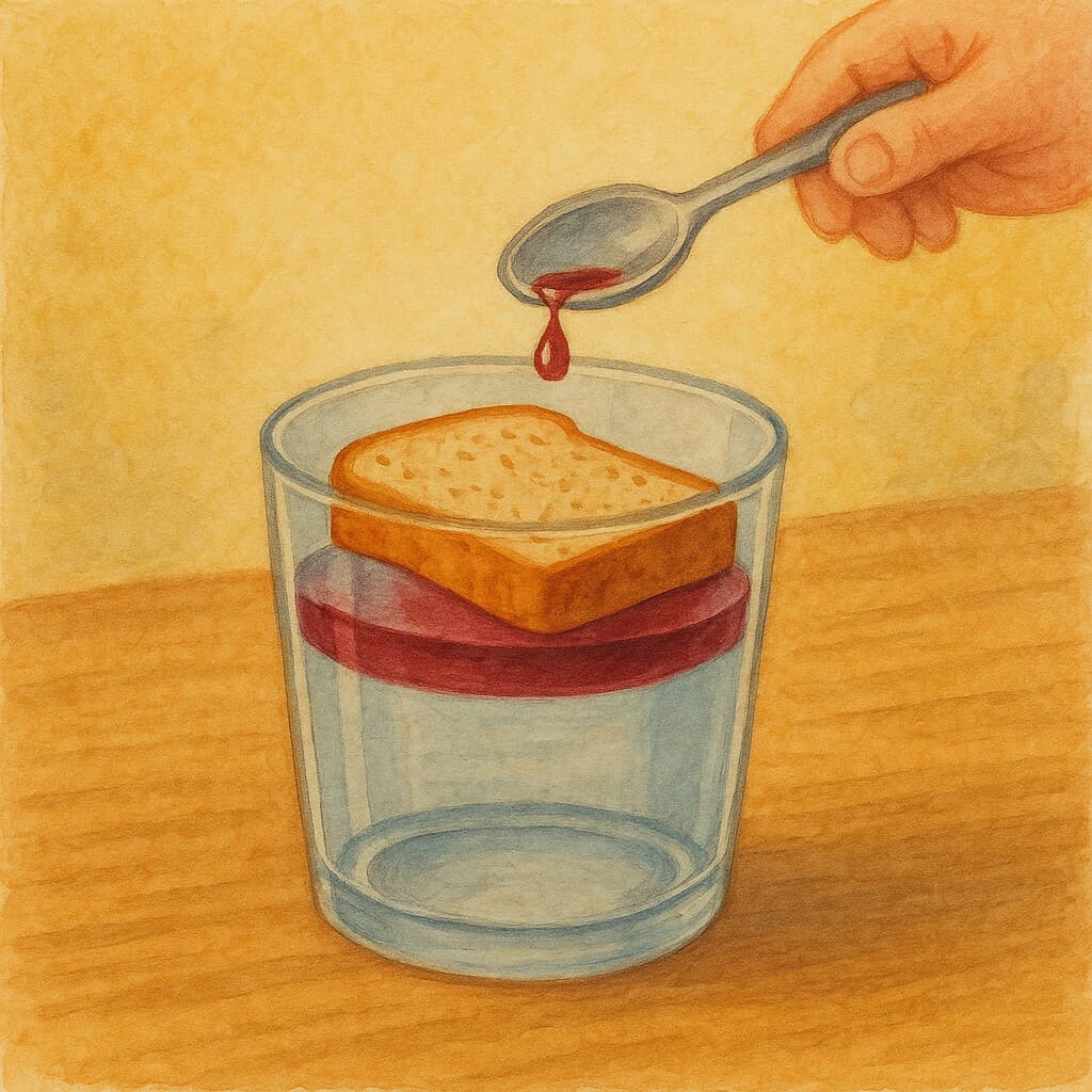Color changing water trick